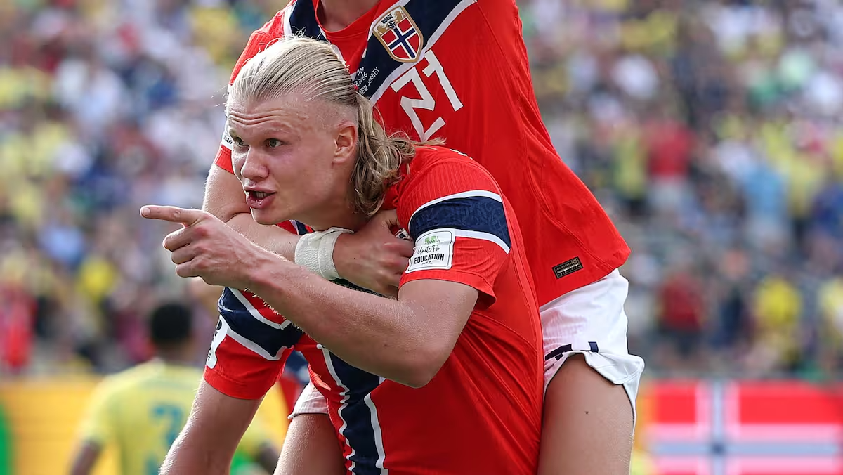 Haaland terrasse le Brésil : la Norvège entre dans l'histoire